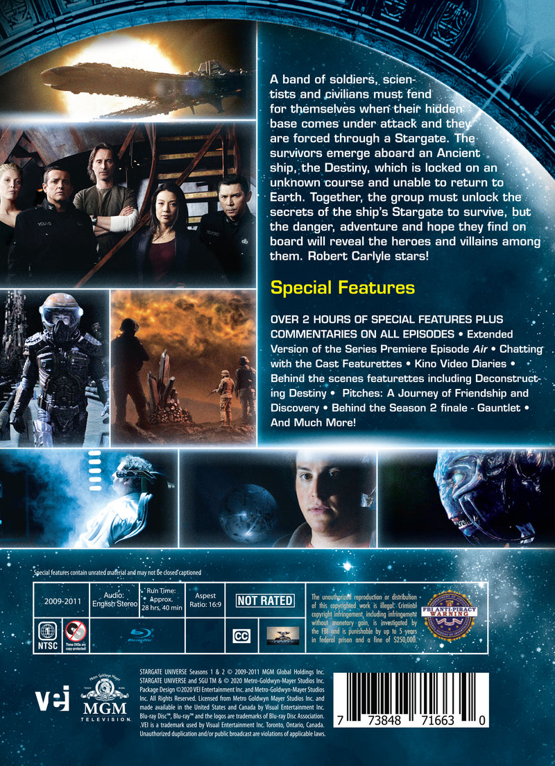 Stargate Universe - The Complete Collection - 40 episodes [Blu Ray] #7166