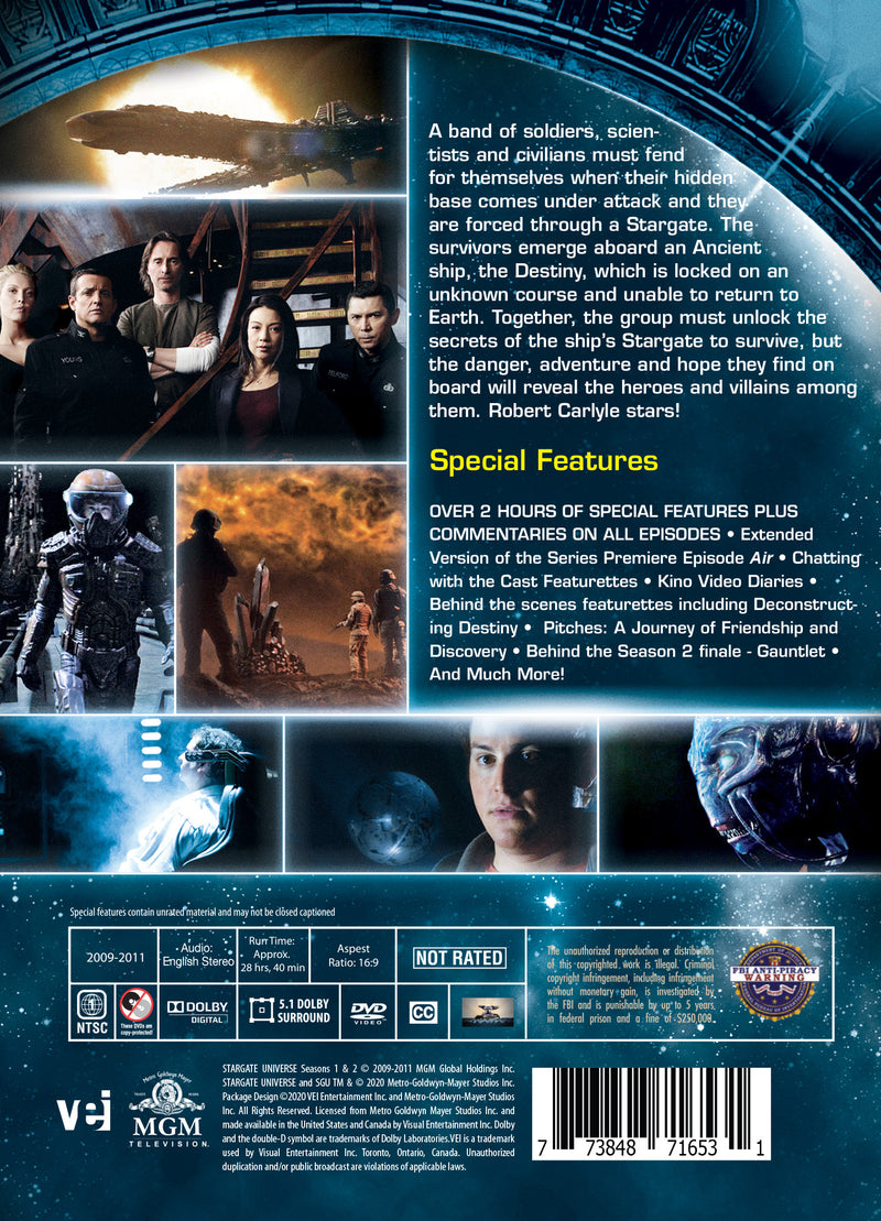 Stargate Universe - The Complete Collection - 40 episodes [DVD]  #7165